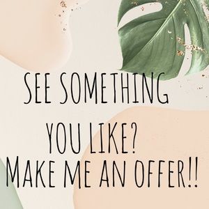 Offers welcome 💗🍃